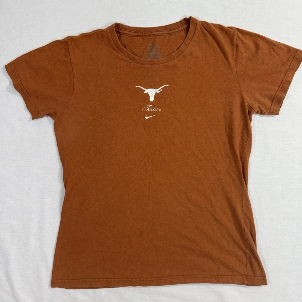 Nike Texas Longhorn Burnt Orange Women's T Shirt Size Medium